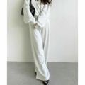 【オートミール】【M】【YOUING.】ダブルウエストスウェットパンツ