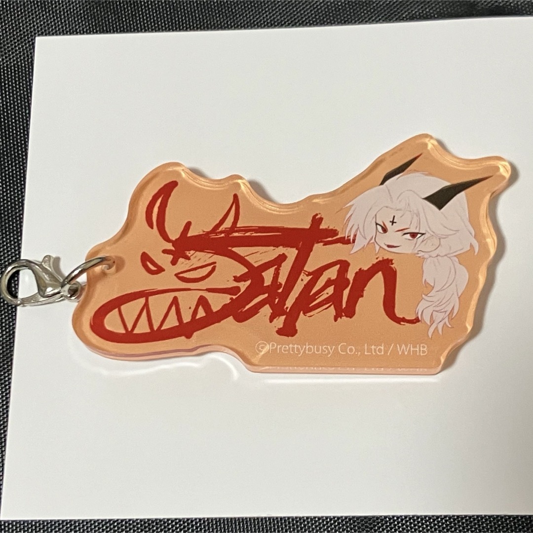 地獄のどこが悪い? アクリルチャーム サタン エンタメ/ホビーのアニメグッズ(キーホルダー)の商品写真