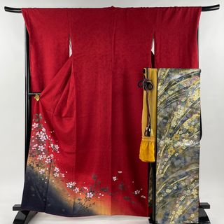 振袖 身丈162cm 裄丈70cm 正絹 美品 秀品 【中古】(着物)