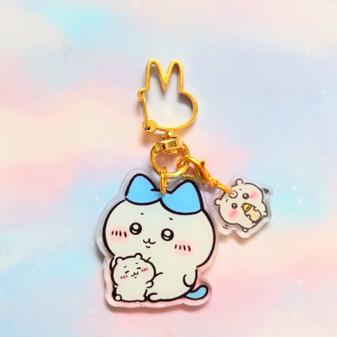 ちいかわ　ハチワレ　キーホルダー エンタメ/ホビーのアニメグッズ(キーホルダー)の商品写真