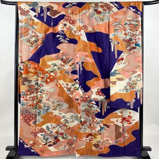 振袖 身丈164cm 裄丈66cm 正絹 秀品 【中古】(着物)