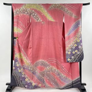 振袖 身丈163.5cm 裄丈67.5cm 正絹 逸品 【中古】(着物)