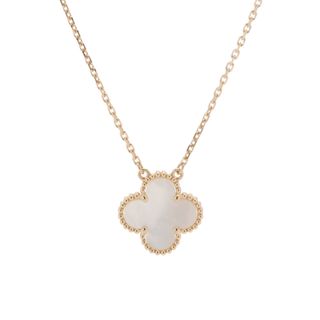 ヴァンクリーフアンドアーペル(Van Cleef & Arpels)のヴァンクリーフ＆アーペル  ヴィンテージ アルハンブラ マザーオブパール(ネックレス)