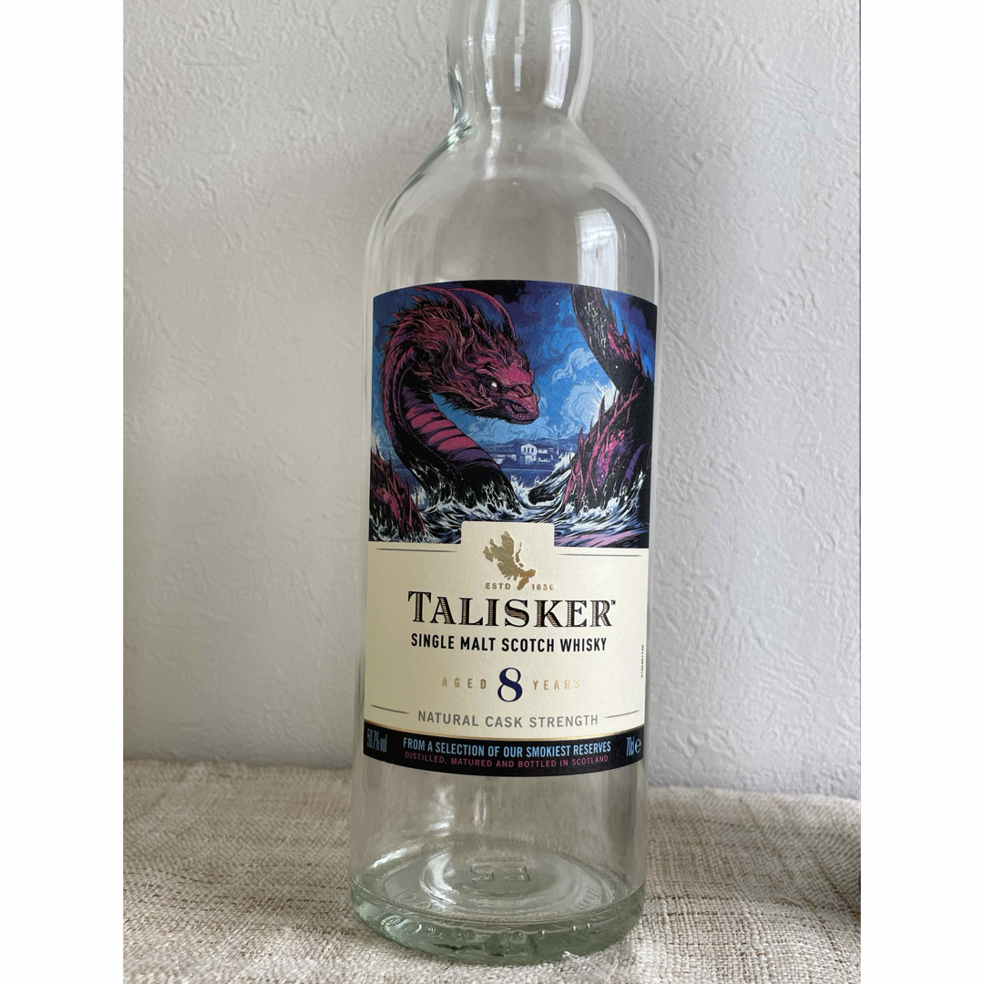 ＊タリスカー TALISKER 10年 ・マップラベル＊8年・限定品＊空瓶・箱＊ 食品/飲料/酒の酒(ウイスキー)の商品写真