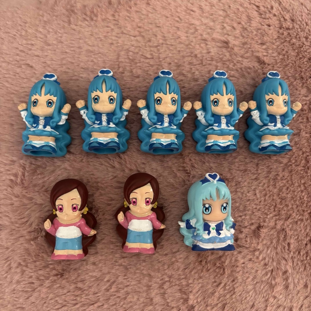 ハートキャッチプリキュア 指人形 エンタメ/ホビーのおもちゃ/ぬいぐるみ(キャラクターグッズ)の商品写真