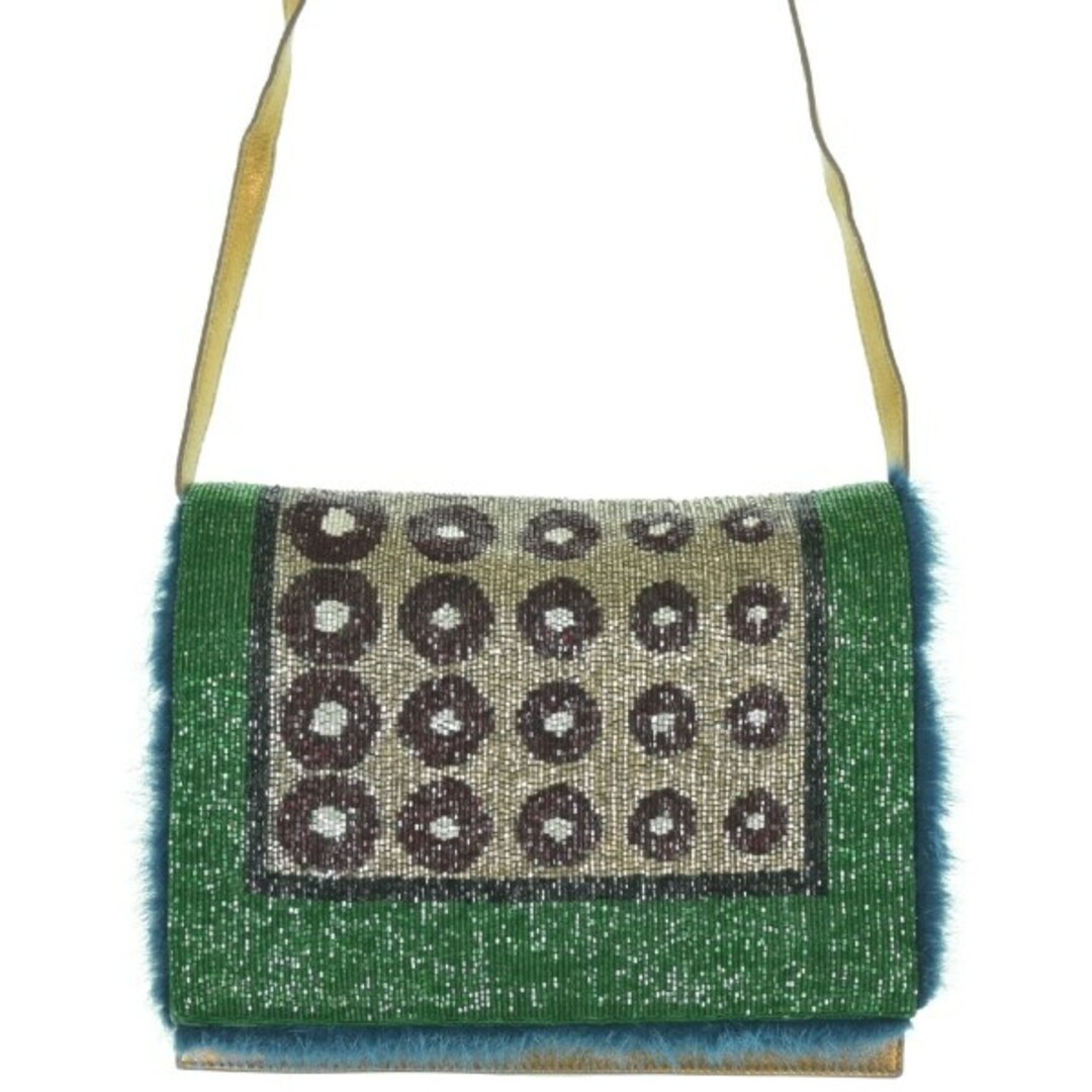 FENDI - FENDI フェンディ ハンドバッグ - 緑x黒xゴールド等 【古着】【中古】