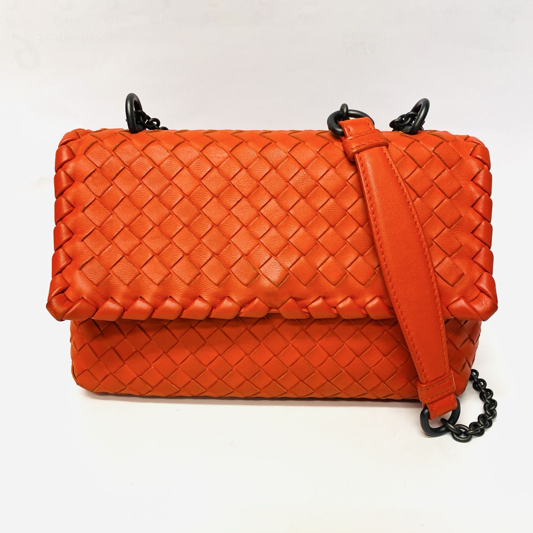 BOTTEGA VENETA - 美品　ボッテガヴェネタ　2way イントレチャート チェーンショルダー ミラー付