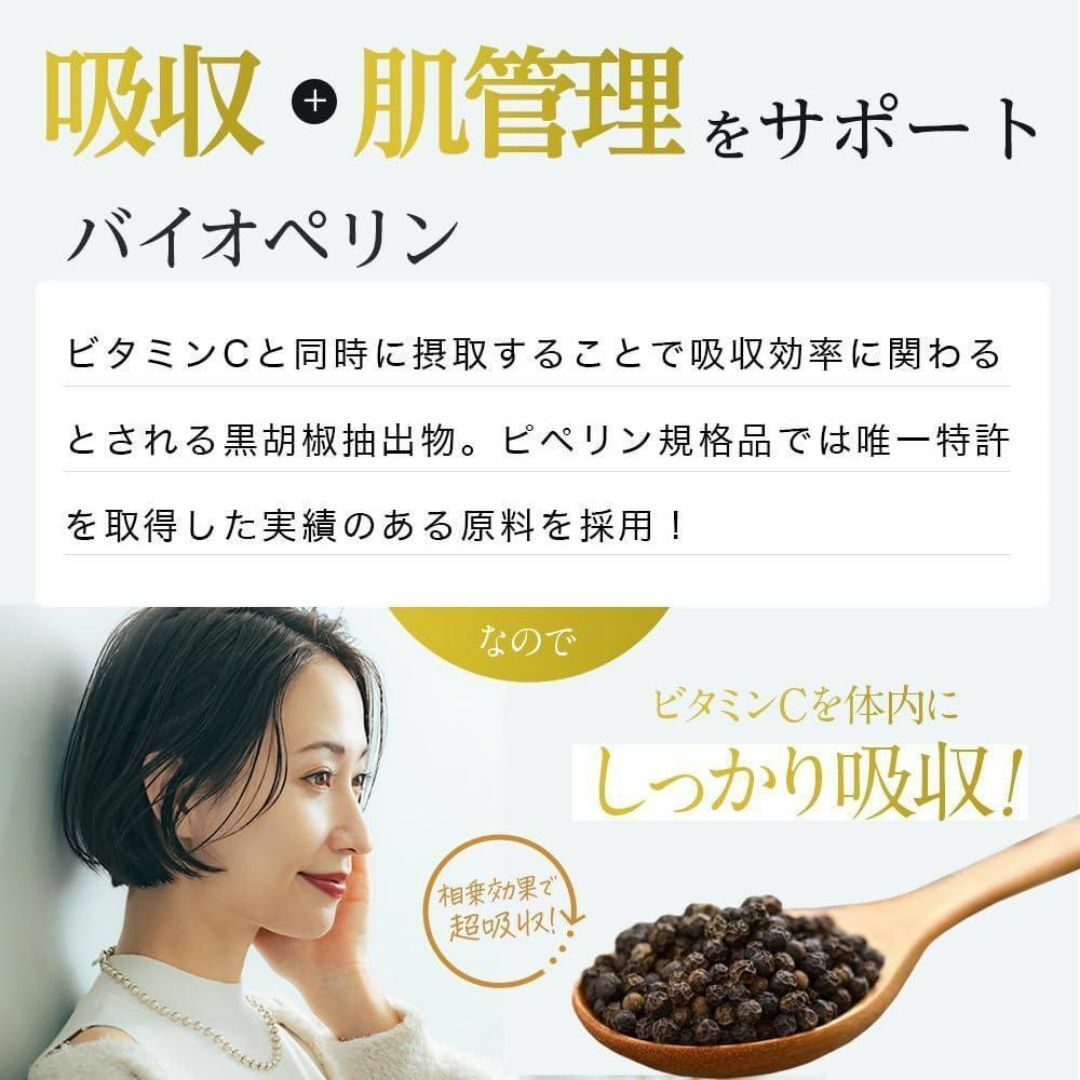 キテン リポソーム ビタミンC サプリメント 2000mg 120カプセル メンズのジャケット/アウター(ノーカラージャケット)の商品写真