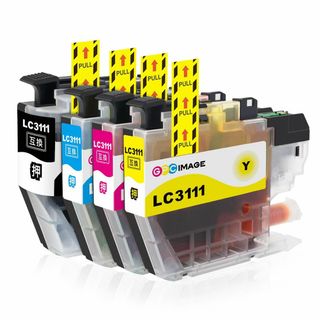 LC3111-4PK 互換インクカートリッジ LC3111 4色セット 大容量タ(PC周辺機器)
