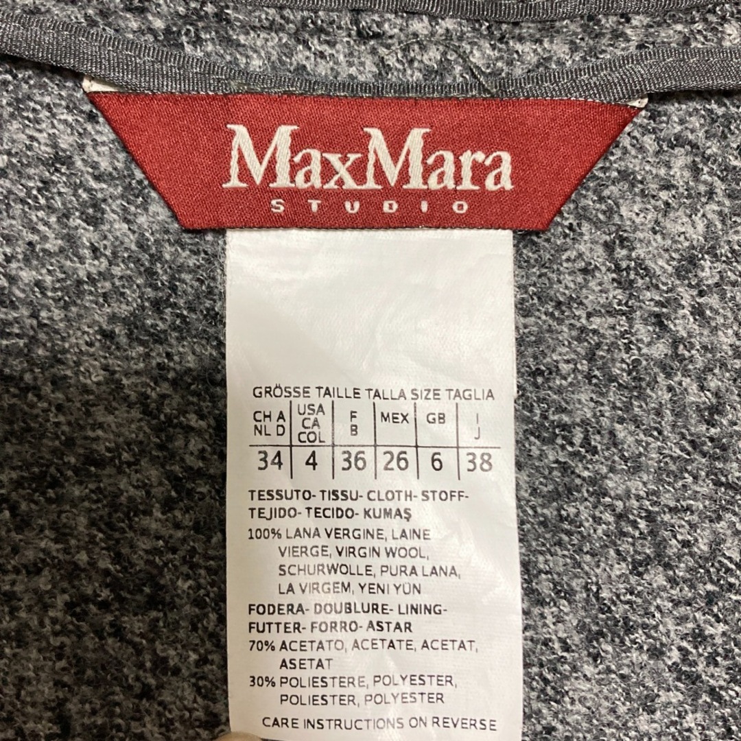 美品 Max Mara STUDIO マックスマーラステュディオ シングル