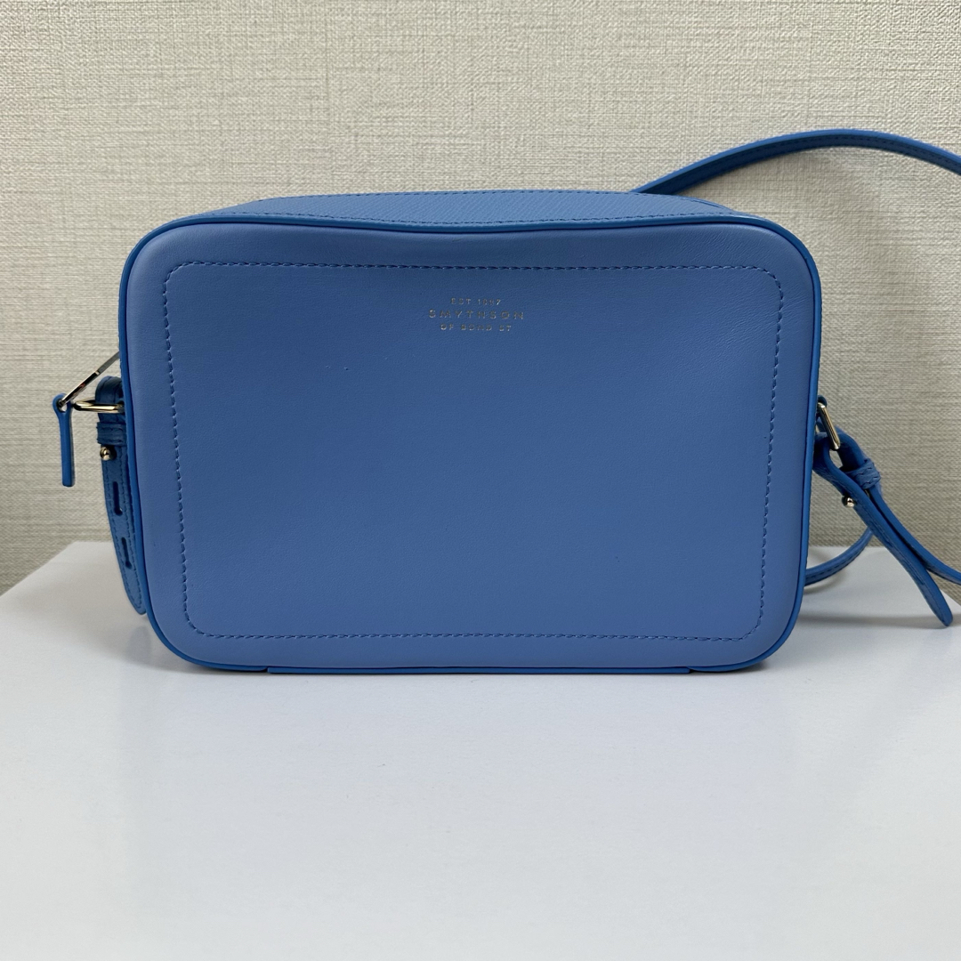 Smythson - Smythson スマイソン カメラバッグ レザー クロスボディバッグ