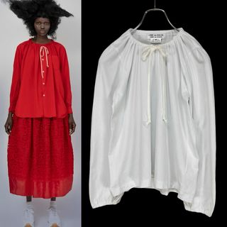 COMME des GARCONS COMME des GARCONS - コムデギャルソン 23SS 絞り カットソー 白XS