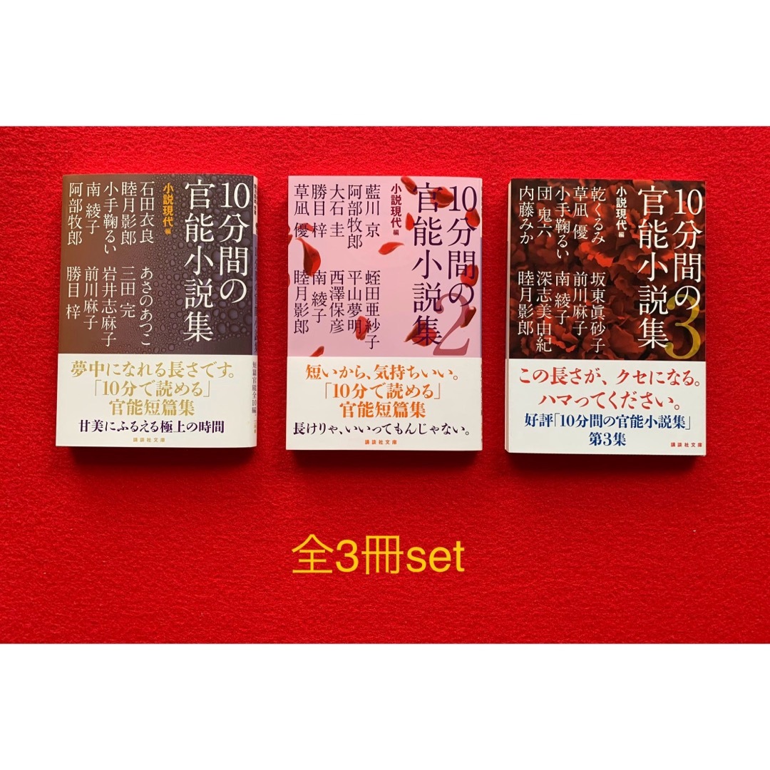 講談社(コウダンシャ)の【匿名配送】【新品未読】【採用店舗まれ】講談社文庫《10分間の官能小説集》 エンタメ/ホビーの本(文学/小説)の商品写真
