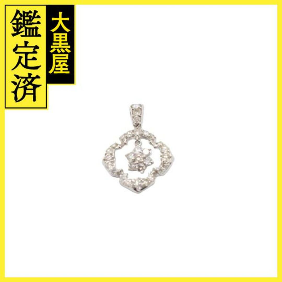 ノンブランドジュエリー トップ K18WG ホワイトゴールド ダイヤモンド 1.00ct 【460】