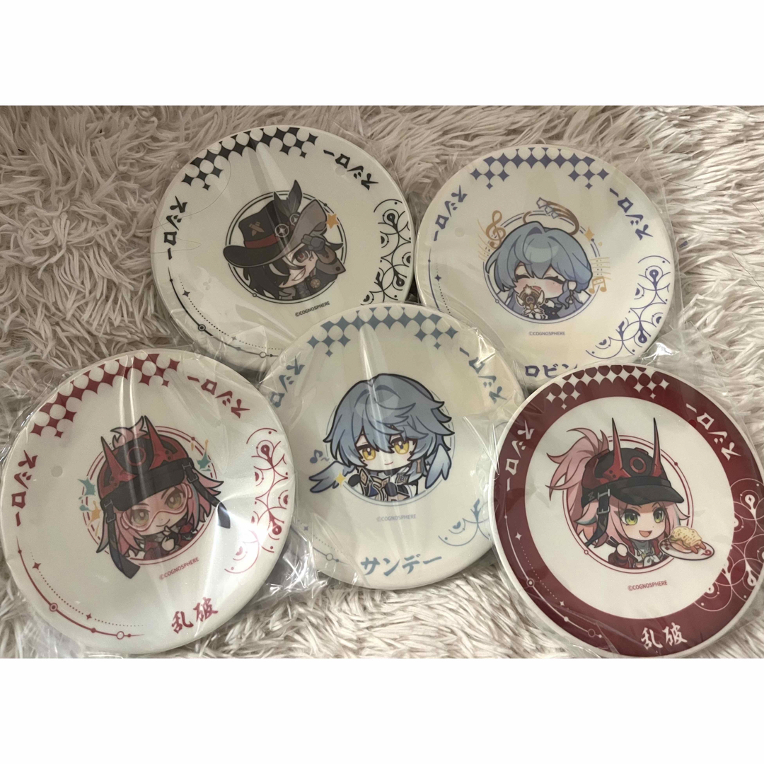 スシロー スターレイル コラボ限定すし皿 前半5種コンプリートセット エンタメ/ホビーのおもちゃ/ぬいぐるみ(キャラクターグッズ)の商品写真