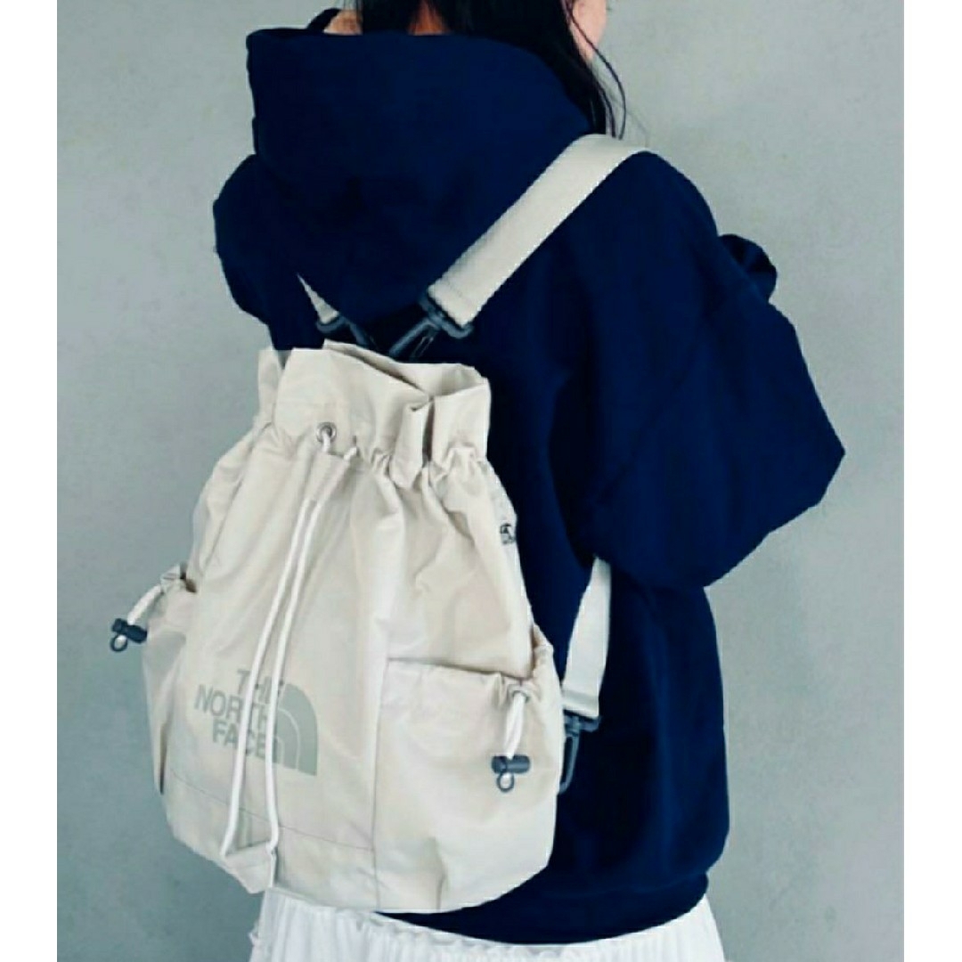 THE NORTH FACE - ノースフェイスリュックバケットボニーパックLIGHTBONNEY PACK　白