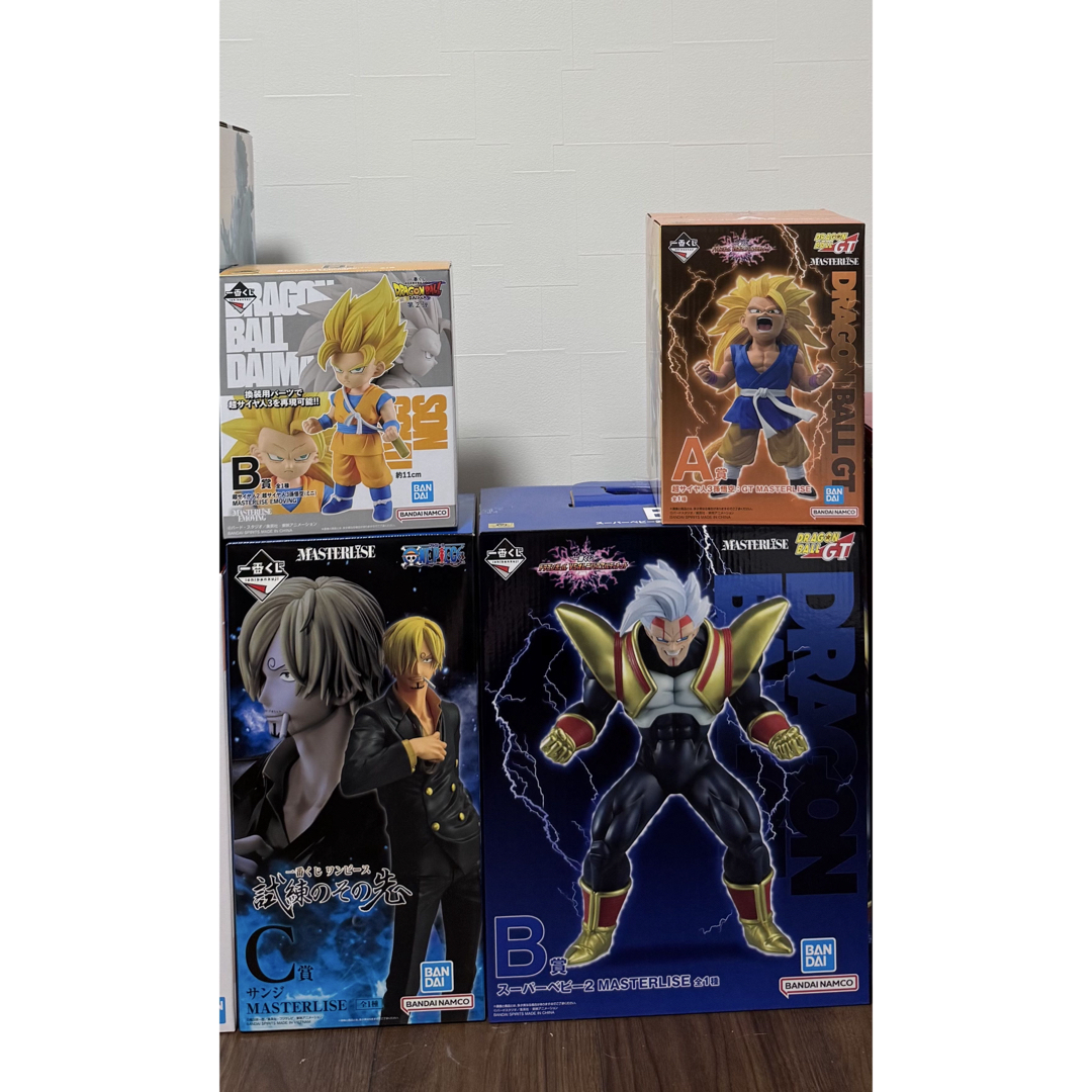 BANDAI(バンダイ)の一番くじ ドラゴンボール フィギュアまとめ売り ワンピース サンジセット エンタメ/ホビーのフィギュア(アニメ/ゲーム)の商品写真