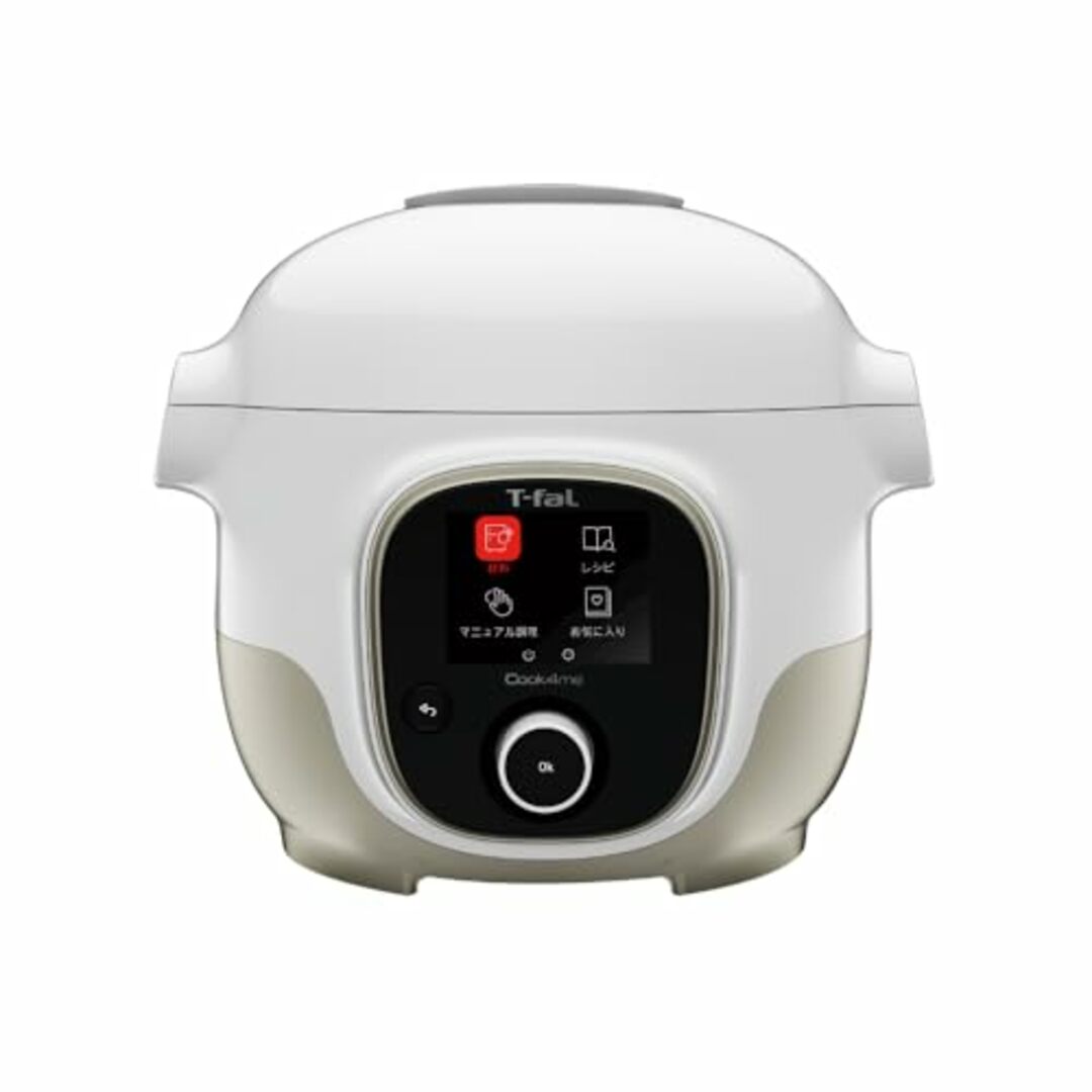 ティファール 電気圧力鍋 圧力調理 自動調理 ほったらかし調理 「クックフォーミー 3L」 ホワイト 内蔵210レシピ CY8701JP スマホ/家電/カメラの生活家電(その他)の商品写真