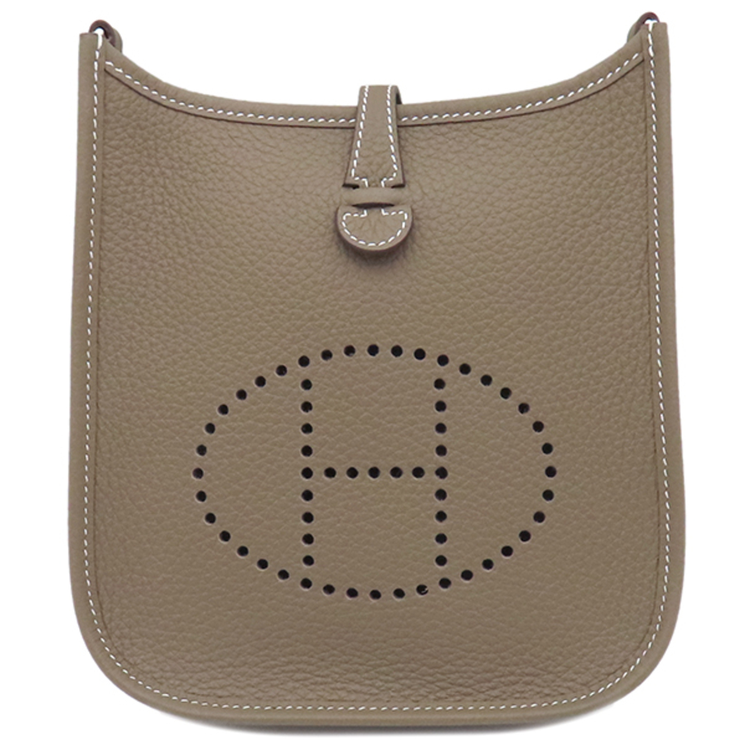 HERMES - エルメス HERMES ショルダーバッグ エヴリンTPM アマゾン トリヨンクレマンス エトゥープ×ブルーインディゴ シルバー金具 新品 未使用 グレージュ  W刻印（2024年製） 【箱】【中古】