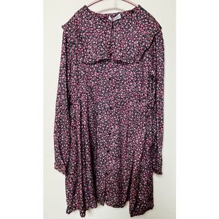ザラキッズ(ZARA KIDS)のZARA KIDS フラワー プリント ワンピース 160 164 新品(ワンピース)