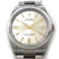 ロレックス Rolex 腕時計 オイスターパーペチュアル36 126000 ドミノピザ コラボモデル サンレイ シルバー文字盤 夜光針/インデックス SS 自動巻き 【箱・保付き】 【中古】