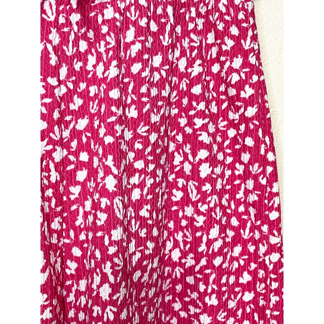 ZARA KIDS(ザラキッズ)のZARA KIDS フラワー プリント ワイド パンツ 150 152  キッズ/ベビー/マタニティのキッズ服女の子用(90cm~)(パンツ/スパッツ)の商品写真