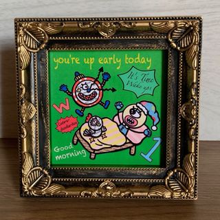 フレーム付き★【 World of Dwarf〜Good morning①】(アート/写真)