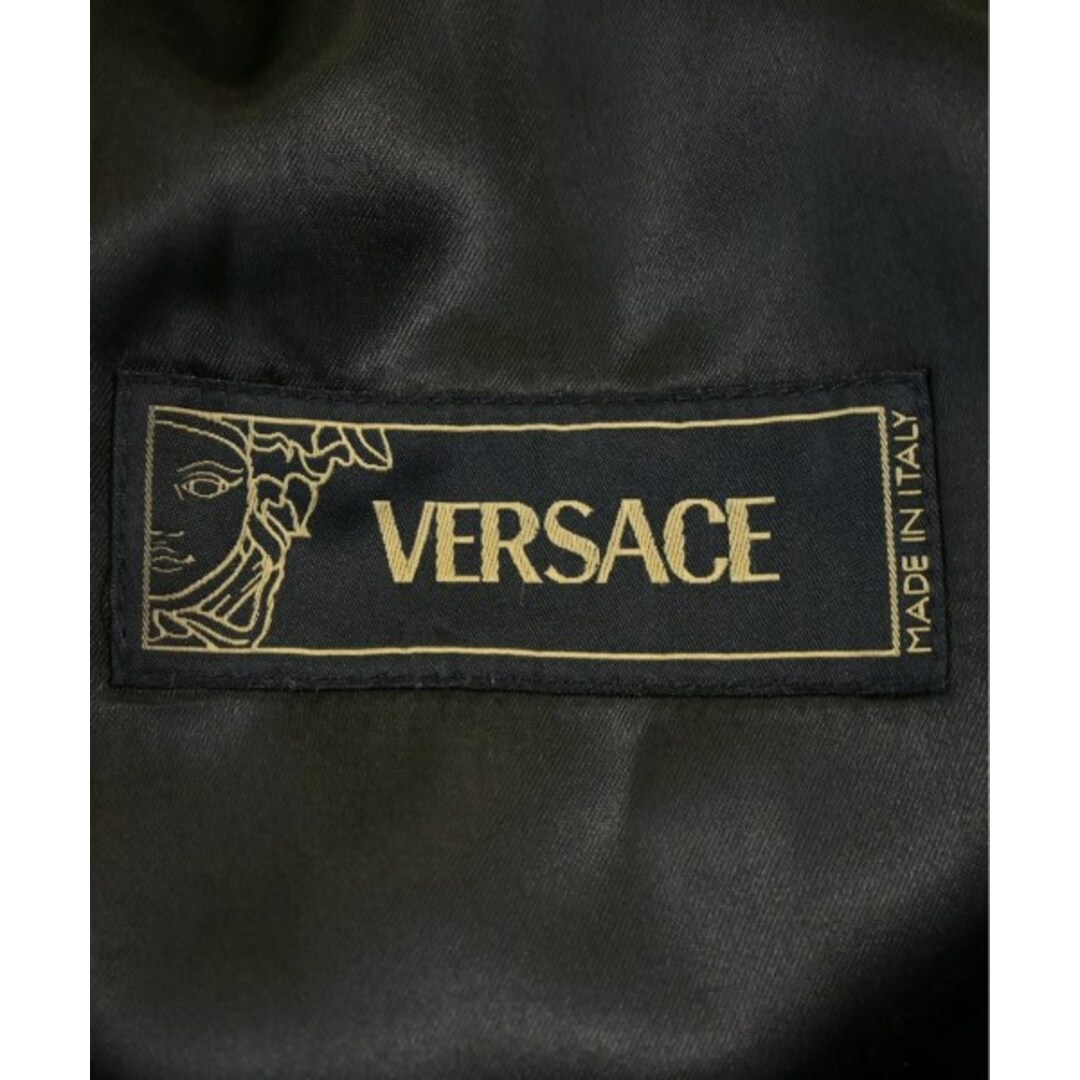 VERSACE(ヴェルサーチ)のVERSACE ヴェルサーチ コート -(L位) 黒 【古着】【中古】 メンズのジャケット/アウター(その他)の商品写真