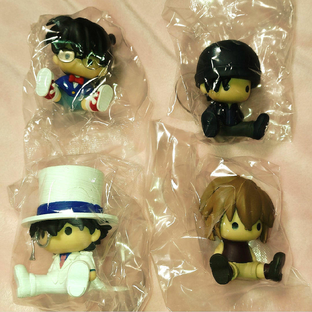 名探偵コナン ペタドール 江戸川コナン 赤井秀一 怪盗キッド 灰原哀 エンタメ/ホビーのおもちゃ/ぬいぐるみ(キャラクターグッズ)の商品写真