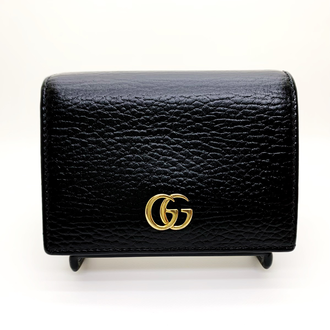 ✨未使用展示品✨ GUCCI ミニ財布 マーモント エンボスロゴ 二