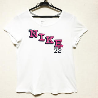 ナイキ(NIKE)のナイキ★Tシャツ★Ｌ★男女兼用デザイン★ホワイトシャツ(Tシャツ(半袖/袖なし))