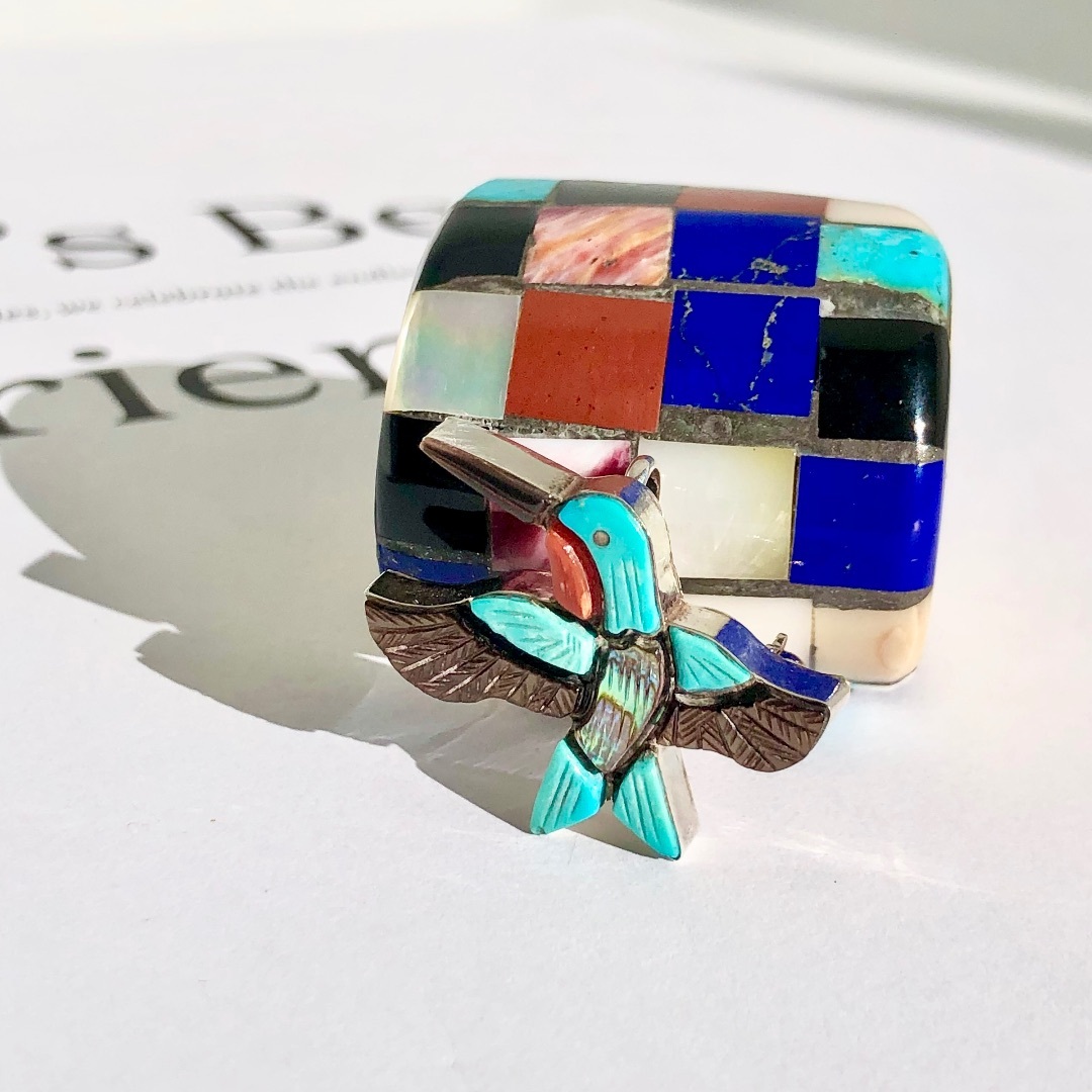 INDIAN JEWELRY - ヴィンテージ ハチドリ 蜂鳥 ハミングバード