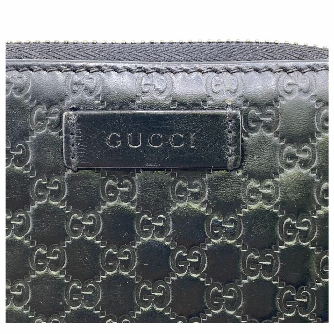GUCCI - 美品 GUCCI グッチ マイクログッチシマ レザー ラウンド GUCCI - 美品 GUCCI グッチ マイクログッチシマ レザー ラウンド
