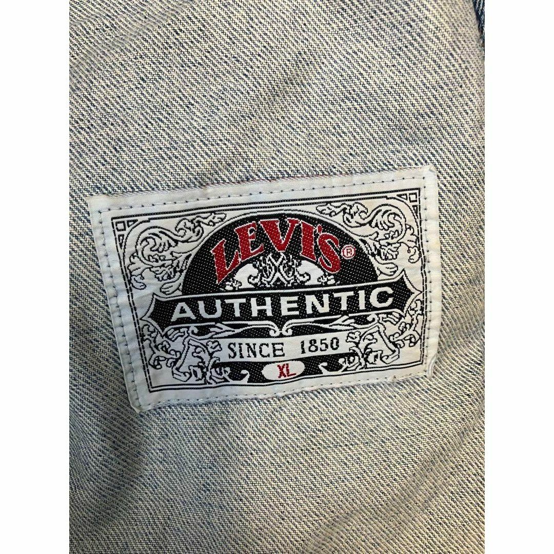 Levi's - ○古着 Levi'sリーバイス 90s 襟レザーデニム