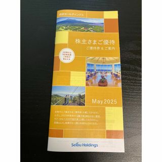 2025/11 西武ホールディングス 株主優待券(その他)
