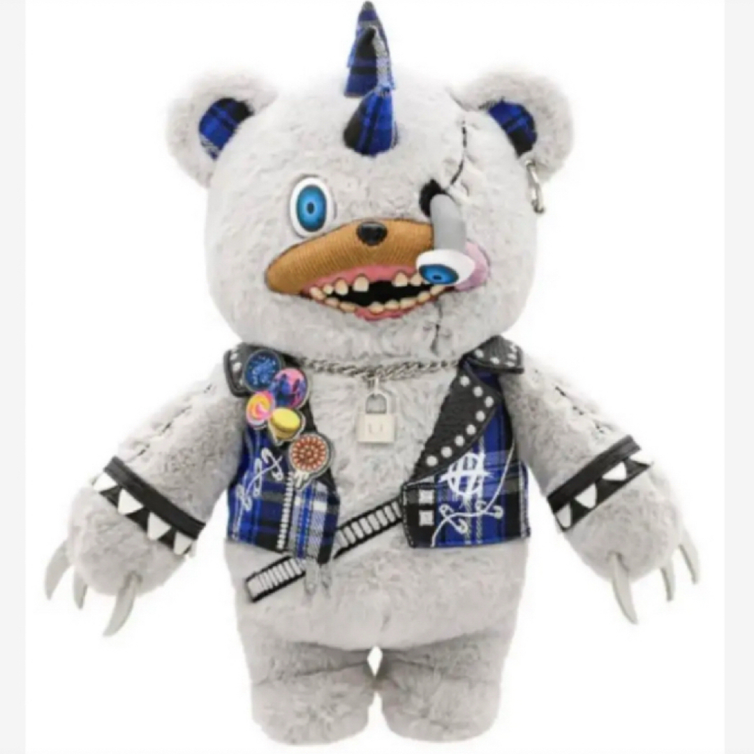 USJ(ユニバーサルスタジオジャパン)の【新品タグ付】ハミクマパンク ぬいぐるみ USJ ハミクマ ユニバ ユニバーサル エンタメ/ホビーのおもちゃ/ぬいぐるみ(キャラクターグッズ)の商品写真