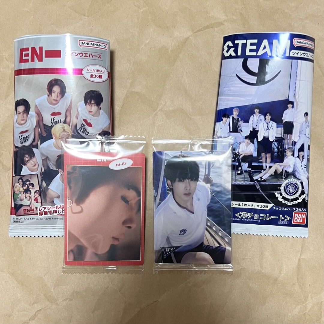 エナプ ウエハース &team ウエハース エンタメ/ホビーのタレントグッズ(アイドルグッズ)の商品写真