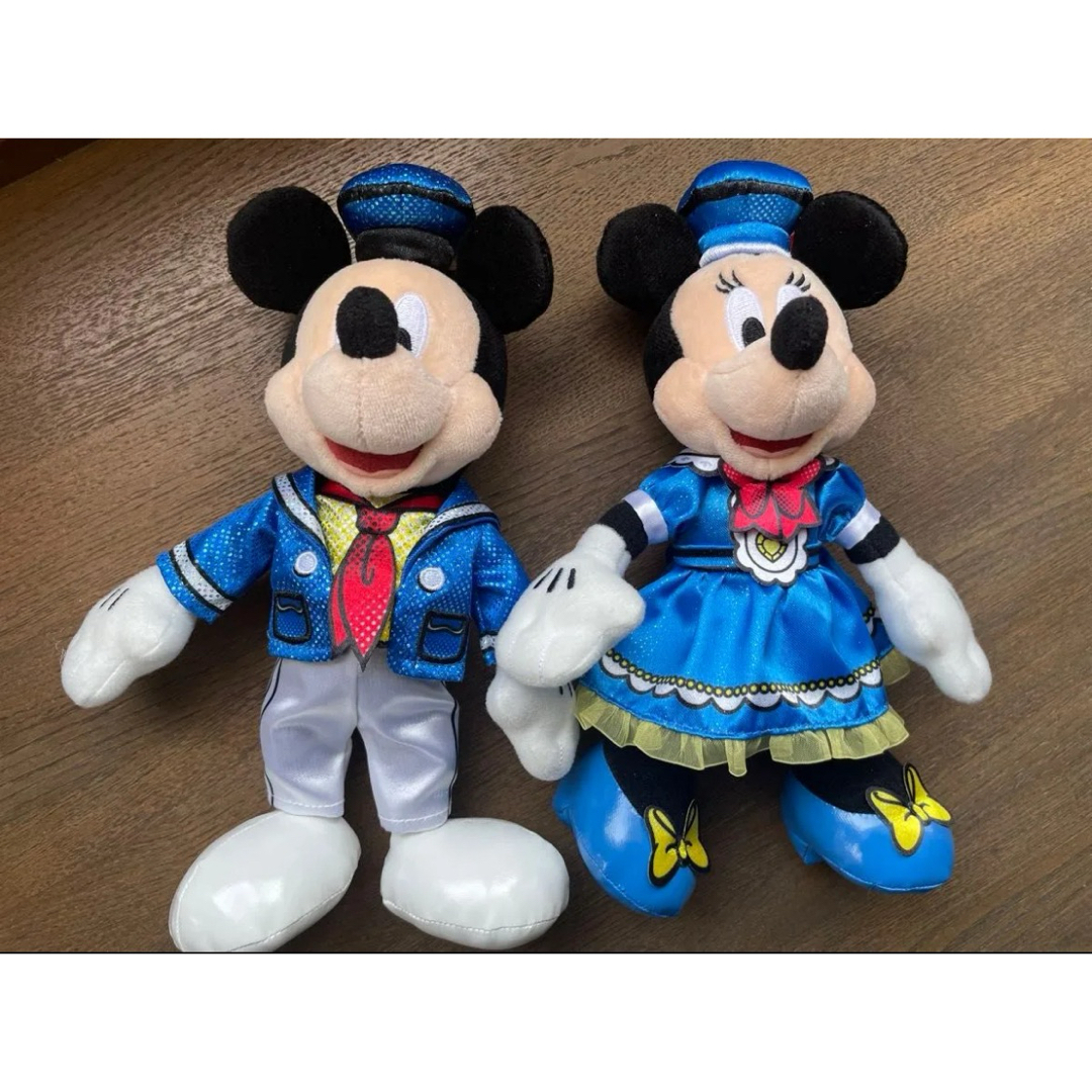 Disney(ディズニー)のドナルド パルパルーザ ミッキー ミニー ぬいぐるみバッジセット エンタメ/ホビーのおもちゃ/ぬいぐるみ(キャラクターグッズ)の商品写真