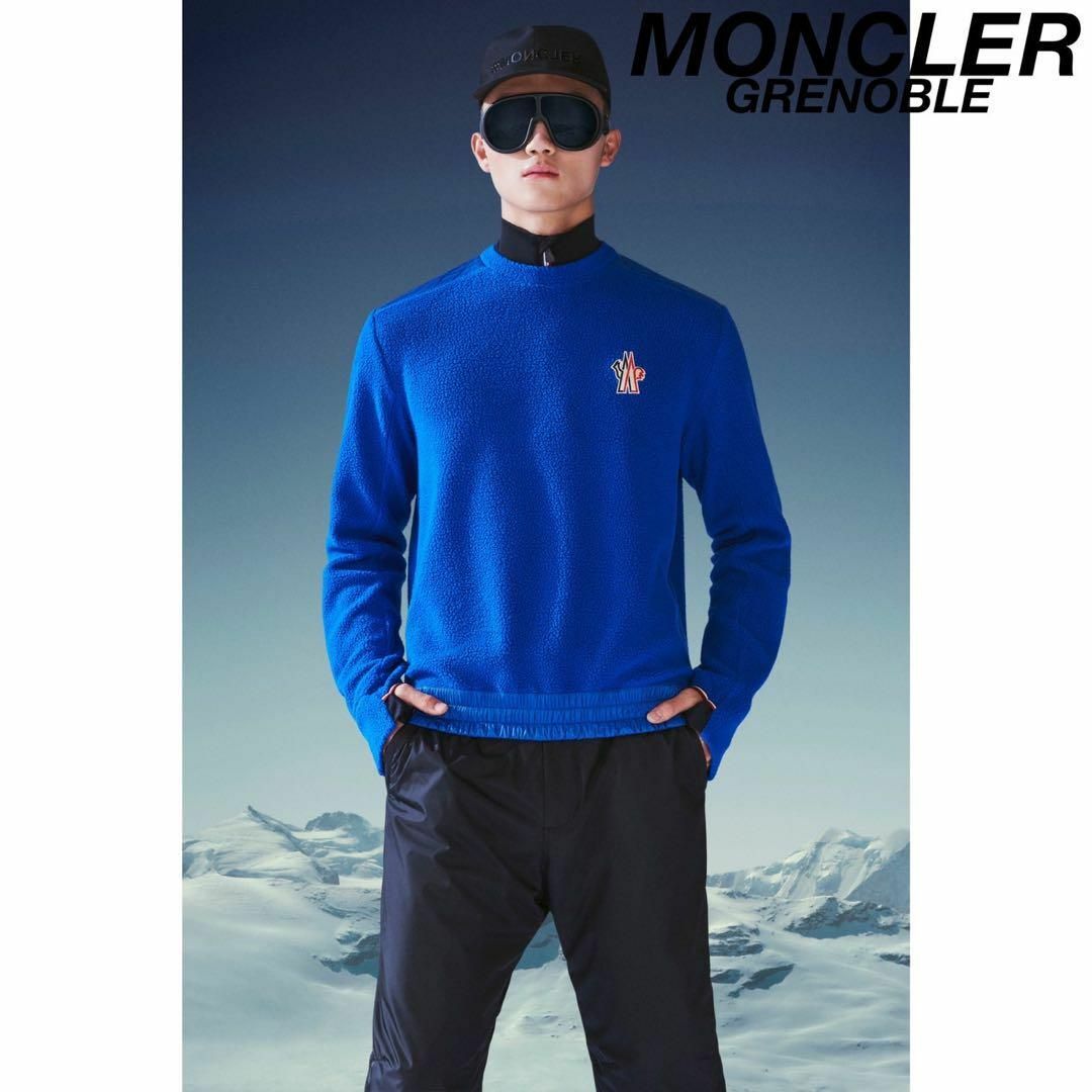 MONCLER(モンクレール)の希少 美品 モンクレール グルノーブル クルーネック フリース スウェットシャツ メンズのトップス(ニット/セーター)の商品写真