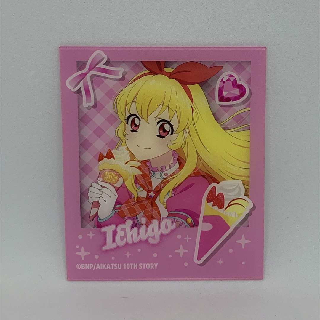 アイカツ 星宮いちご マリオンクレープ インスタントフォト風コレクション エンタメ/ホビーのおもちゃ/ぬいぐるみ(キャラクターグッズ)の商品写真