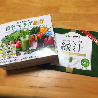 青汁サラダプラス☆ユーグレナの緑汁☆セット(青汁/ケール加工食品)