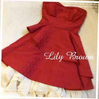 リリーブラウン(Lily Brown)のLily Brown アシメドレス (ミニドレス)