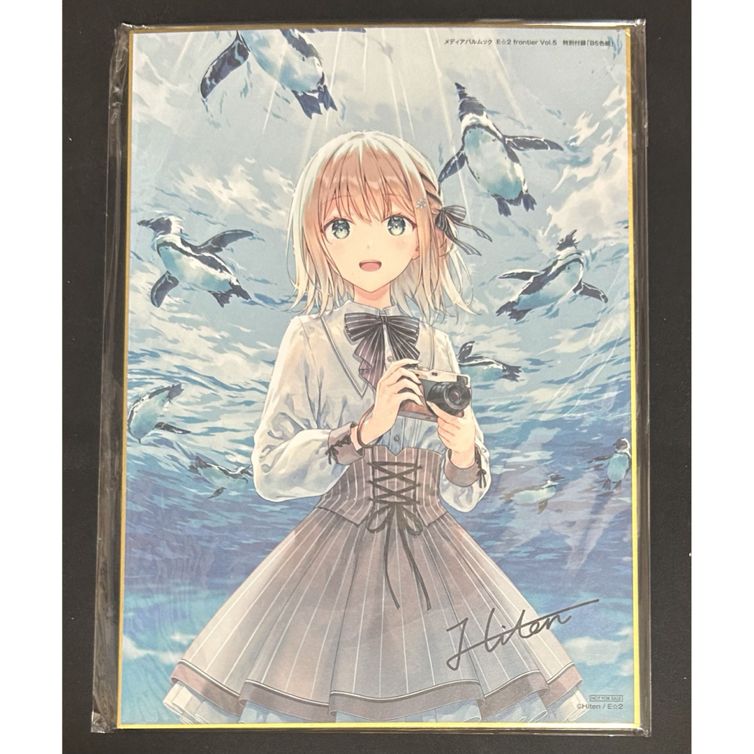 E☆2 frontier Vol.5 特別付録 B5色紙 Hiten えつ 付録 エンタメ/ホビーのアニメグッズ(その他)の商品写真
