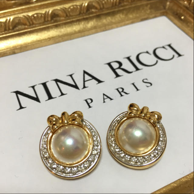 NINA RICCI(ニナリッチ)の501.NINA RICCIヴィンテージイヤリング レディースのアクセサリー(イヤリング)の商品写真