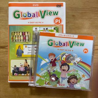 ECC教材　CDとDVD Global View EASY AS PIE(キッズ/ファミリー)