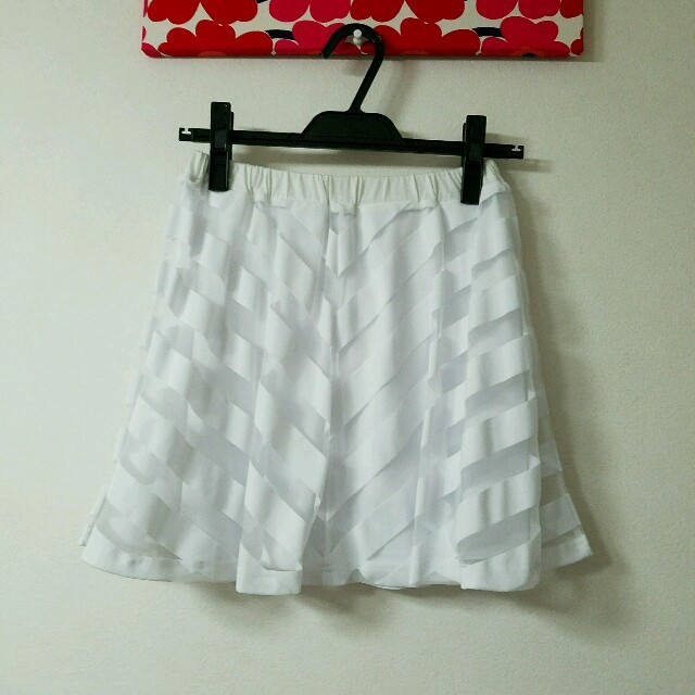 AULA AILA(アウラアイラ)のアウラアイラ♡ホワイトミニ丈スカート レディースのスカート(ミニスカート)の商品写真