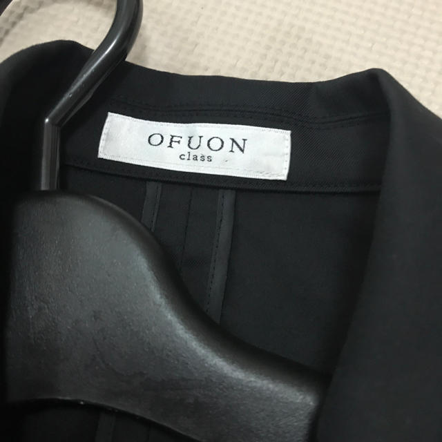 OFUON(オフオン)のブラック✨ジャケット レディースのジャケット/アウター(テーラードジャケット)の商品写真