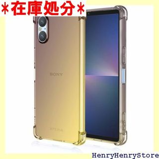 Xperia 10 VI SO-52E対応ケース グラ a ＆ゴールド 2004(その他)