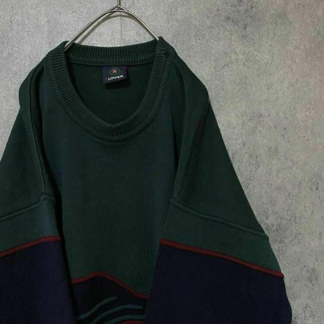 VINTAGE(ヴィンテージ)の90s vintage 柄ニット　セーター　メンズ XL 古着　個性派　Y3 メンズのトップス(ニット/セーター)の商品写真