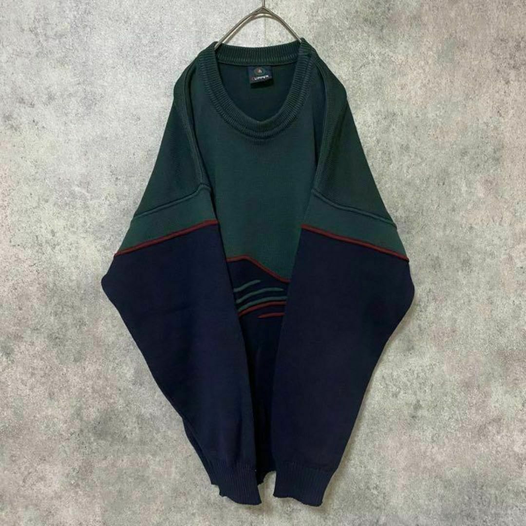 VINTAGE(ヴィンテージ)の90s vintage 柄ニット　セーター　メンズ XL 古着　個性派　Y3 メンズのトップス(ニット/セーター)の商品写真